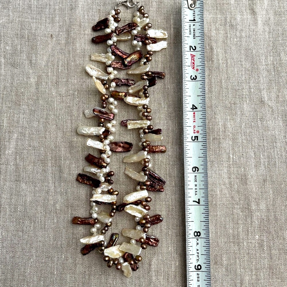 Freshwater Pearl Double Strand Necklace - Picture 4 of 9